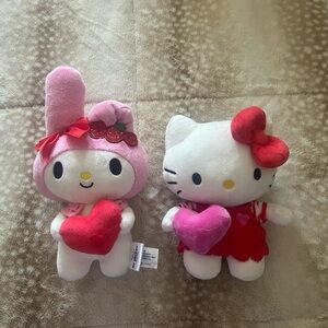 Hello kitty and friends valentines plush 2024 
Bundle